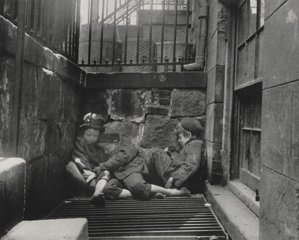 'Children sleeping in Mulberry Street' (1890)