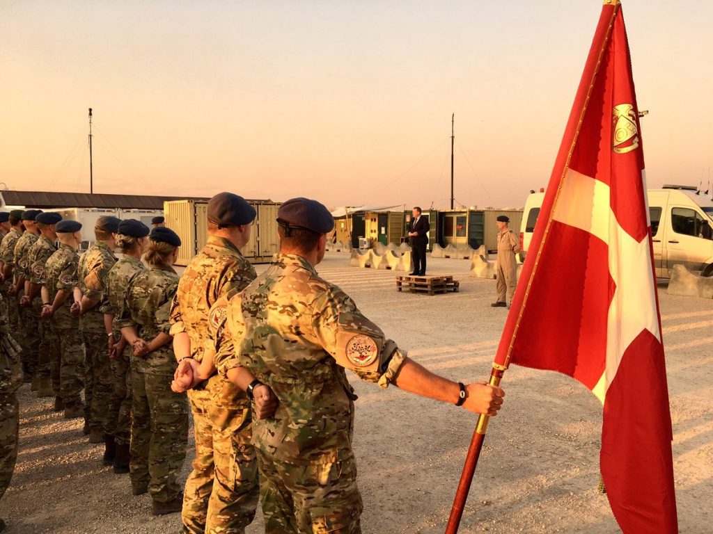 Thanking the troops (Lars Løkke Rasmussen)